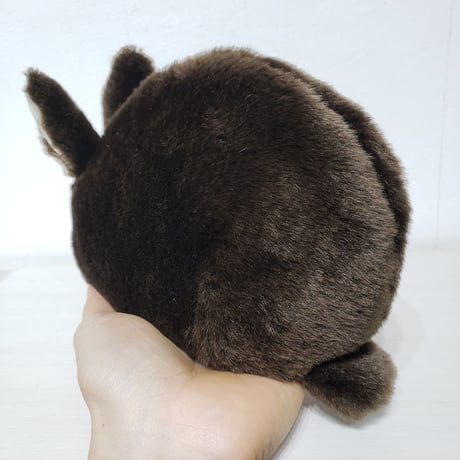 ふわふわのポーチさん  単色チョコセルフ