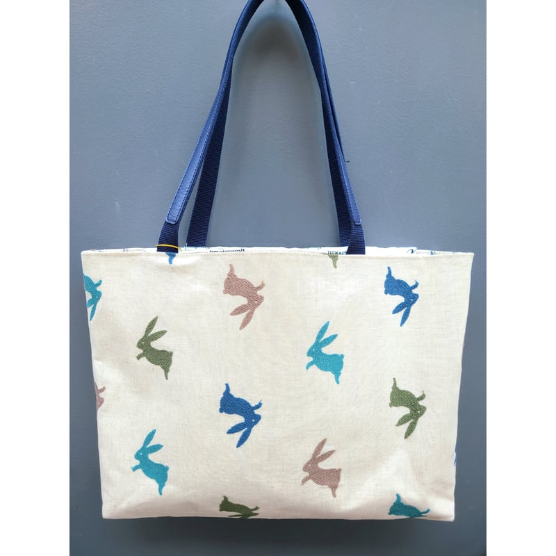 刺繍うさぎのトートバッグ | rabbica ONLINE STORE