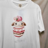 オーガニックコットンTシャツ（うさパルフェ）