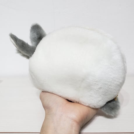 ふわふわのポーチさん ヒマラヤンうすブルー