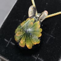 お花うさぎのペンダント-金木犀-829