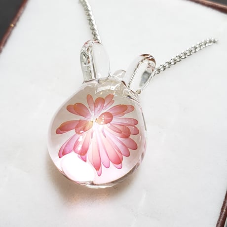【春限定】桜うさぎのペンダント-414