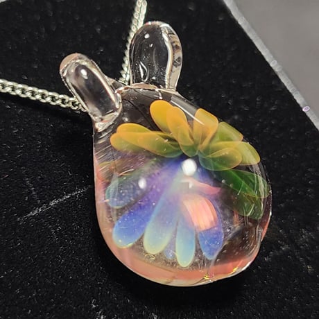 虹の花うさぎのペンダント-761