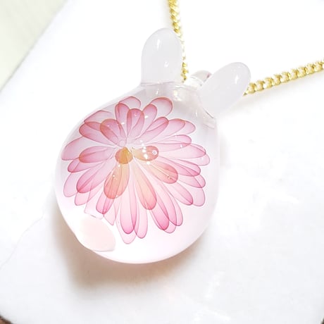 【春限定】桜うさぎのペンダント-197