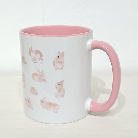 マグカップ（たちみみうさぎつめあわせ）