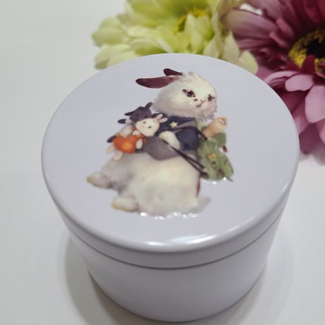 缶の小物入れ