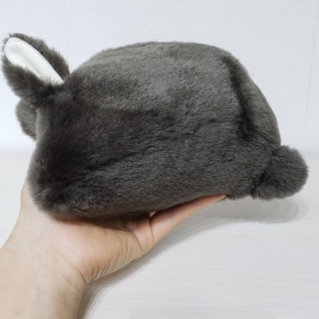 ふわふわのポーチさん  単色ブルーセルフ