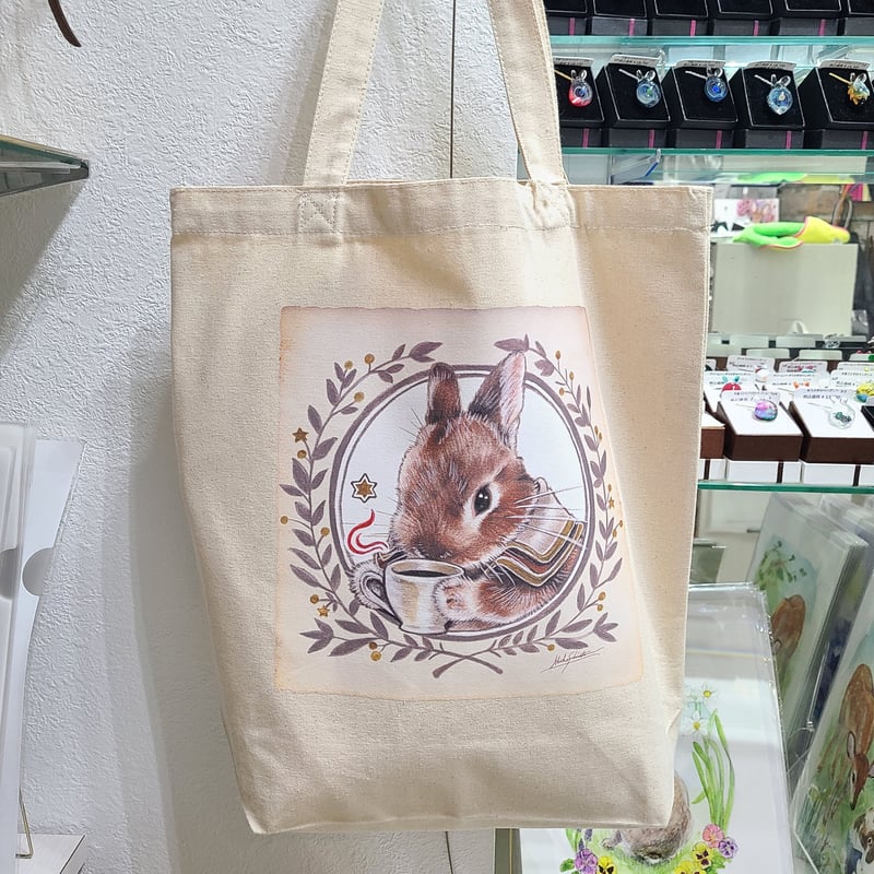 しらとあきこトートバッグ | rabbica ONLINE STORE