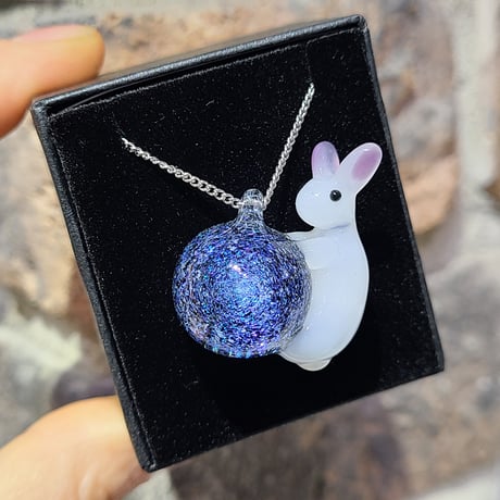 うさぎと星空のペンダント-882