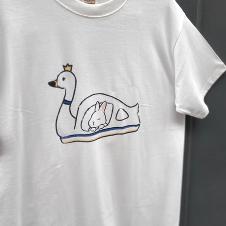 オーガニックコットンTシャツ（スワンボート）