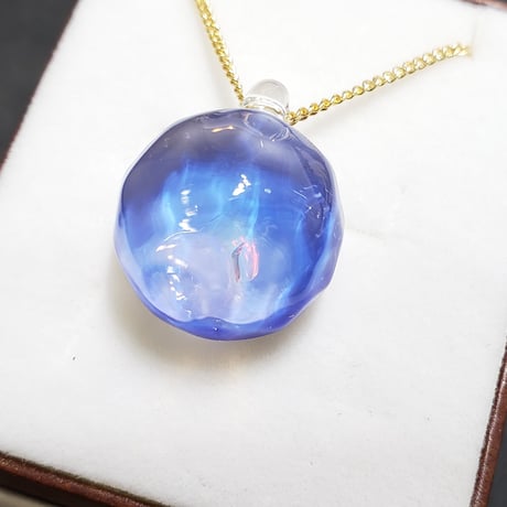 水面のペンダント（オパール入り）-526