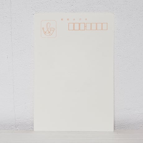 ポストカード2枚セット「うさぎと桔梗のリース」