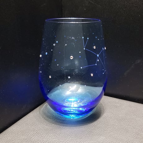 タンブラーグラス　うさぎ座 -blue