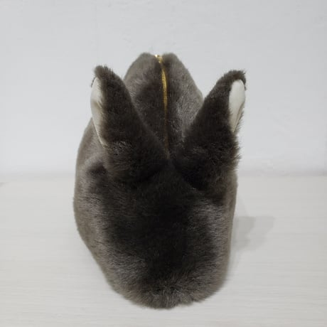 ふわふわのポーチさん  単色ブルーセルフ
