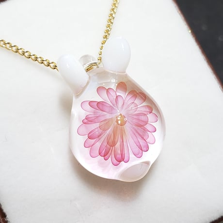 【春限定】桜うさぎのペンダント-454