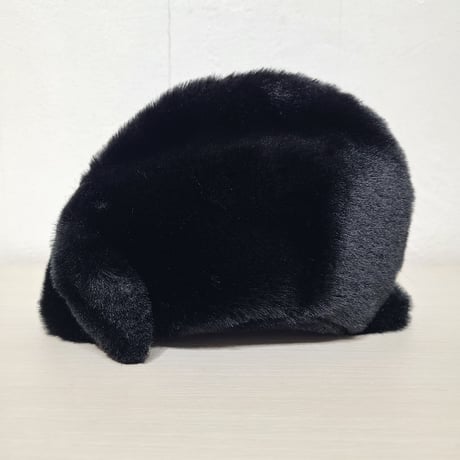 ふわふわのポーチさん ロップイヤー ブラックセルフ