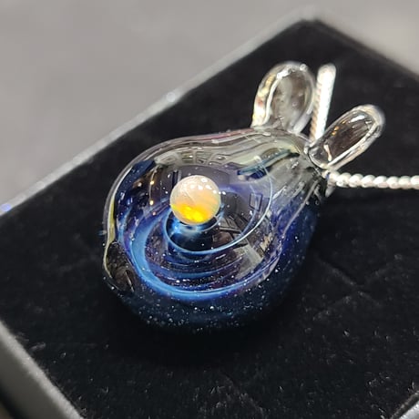 宇宙うさぎのペンダント-783