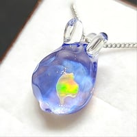水面うさぎのペンダント(オパール入り)-