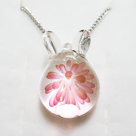 【春限定】桜うさぎのペンダント-414