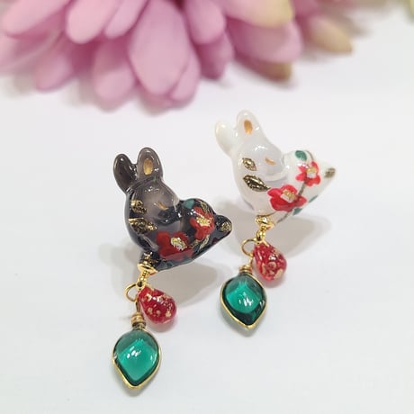 毛づくろい大好き♡（ピアス/イヤリング）