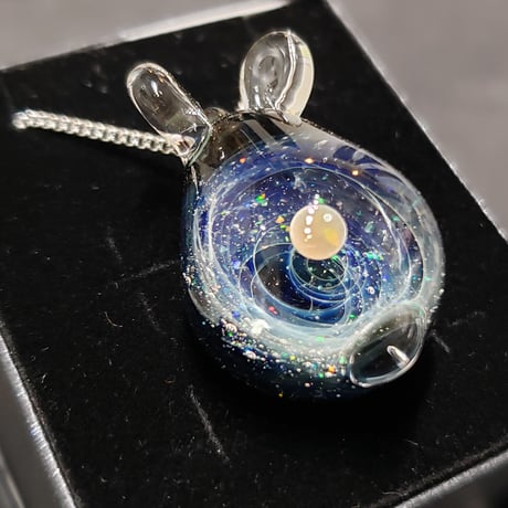宇宙うさぎのペンダント-576