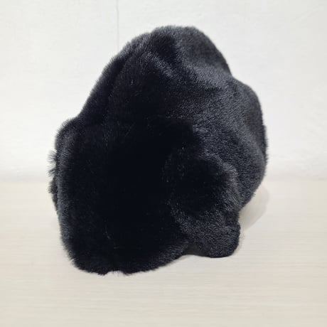 ふわふわのポーチさん ロップイヤー ブラックセルフ