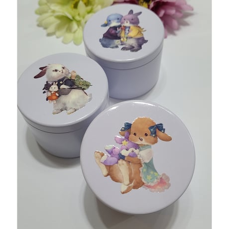缶の小物入れ