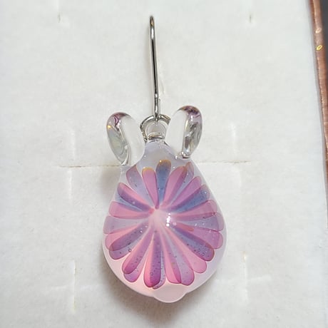 紫陽花うさぎのピアス(イヤリング変更可)-800