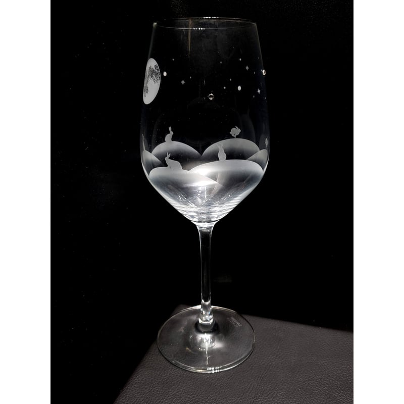ワイングラス【月夜が楽しいうさぎたち】 | rabbica ONLINE STORE