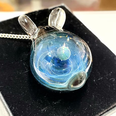 宇宙うさぎのペンダント-566