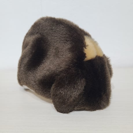 ふわふわのポーチさん  ロップイヤー 濃いチョコレートオター