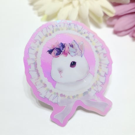 【hinokiya &ECLAIR BUNNY】高耐候ステッカー