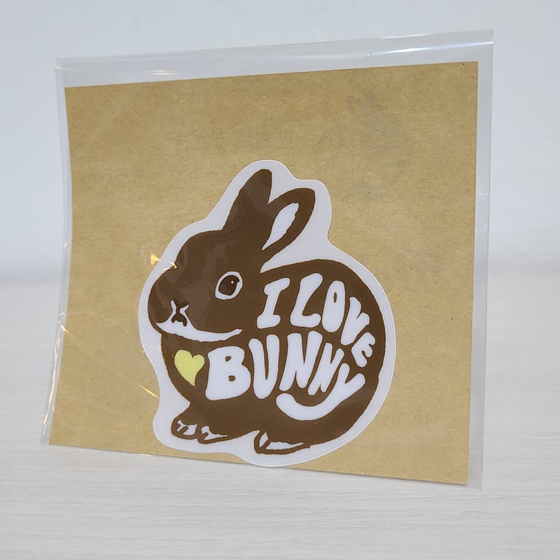 スマホステッカー 立ち耳うさぎ チョコレートケーキちゃん | rabbica