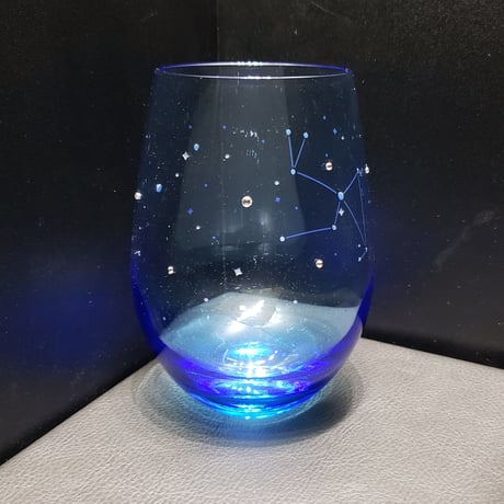 タンブラーグラス　うさぎ座 -blue