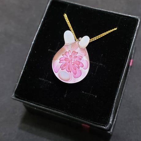 【春限定】桜うさぎのペンダント-308