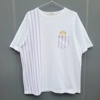 ポケットからロップちゃんストライプトップス