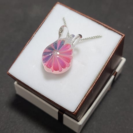 紫陽花うさぎのペンダント-798
