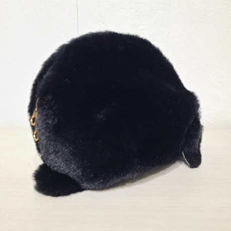 ふわふわのポーチさん ロップイヤー ブラックセルフ