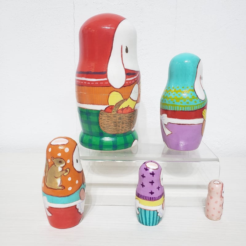 うさぎさんのマトリョーシカ | rabbica ONLINE STORE