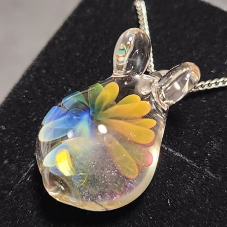 虹の花うさぎのペンダント-761