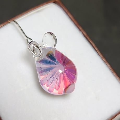 紫陽花うさぎのピアス(イヤリング変更可)-801