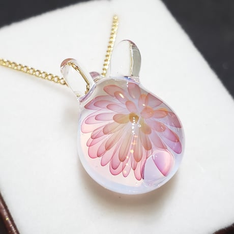 【春限定】桜うさぎのペンダント-447