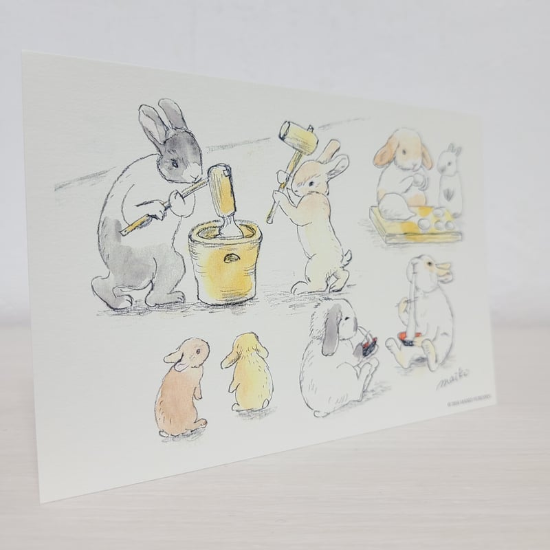 うさぎしまコラボ【ポストカード】 | rabbica ONLINE STORE