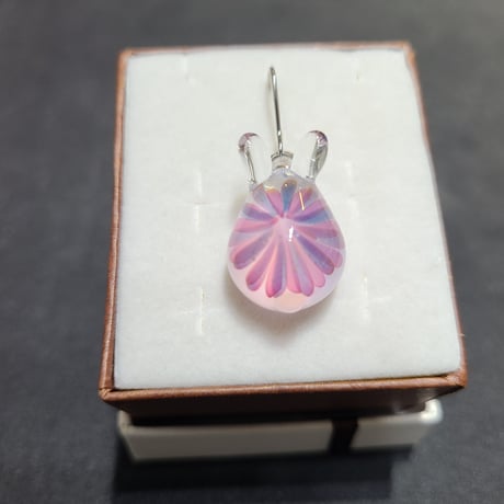紫陽花うさぎのピアス(イヤリング変更可)-800