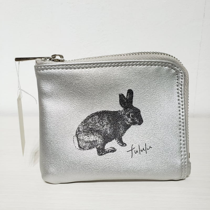 うさぎさんのシルバーミニウォレット | rabbica ONLINE STORE うさぎさんのシルバーミニウォレット | rabbica ONLINE STORE