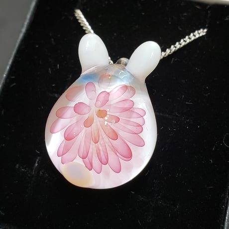 【春限定】桜うさぎのペンダント-457