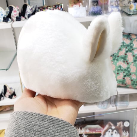 ふわふわのポーチさん 真っ白ホワイト