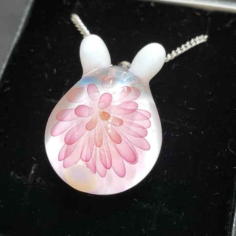 【春限定】桜うさぎのペンダント-457