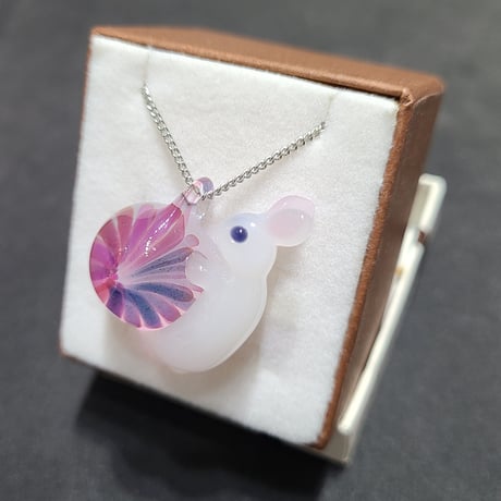 うさぎと紫陽花のペンダント-799