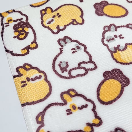 うさぎいっぱいハンカチタオル